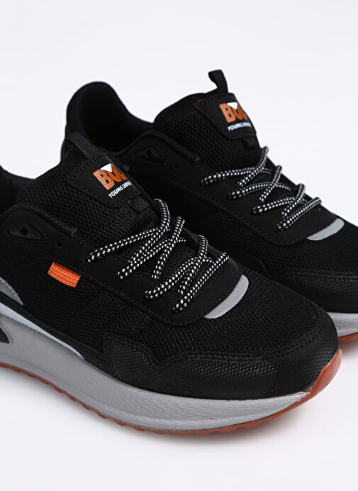 Siyah - Turuncu Kadın Günlük Ayakkabı UNISEX BUL-231924 - Görsel 6