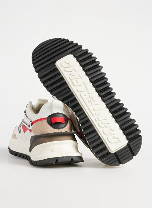 Bulldozer Bulldozer Bej Beyaz-Kırmızı Erkek Günlük Ayakkabı Boyner'de! Bej - 5. görsel