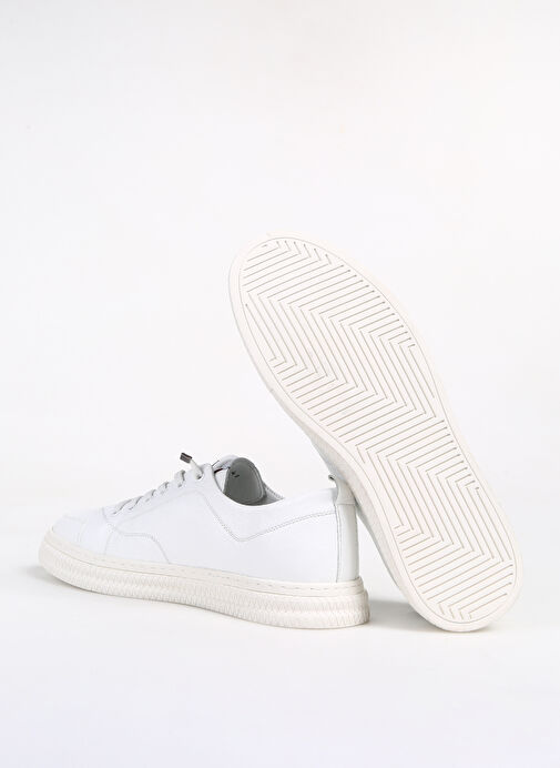 Bulldozer Deri Beyaz Erkek Günlük Ayakkabı ERK İTHAL DERİ AYAKKABI BUL-231043 - Görsel 5