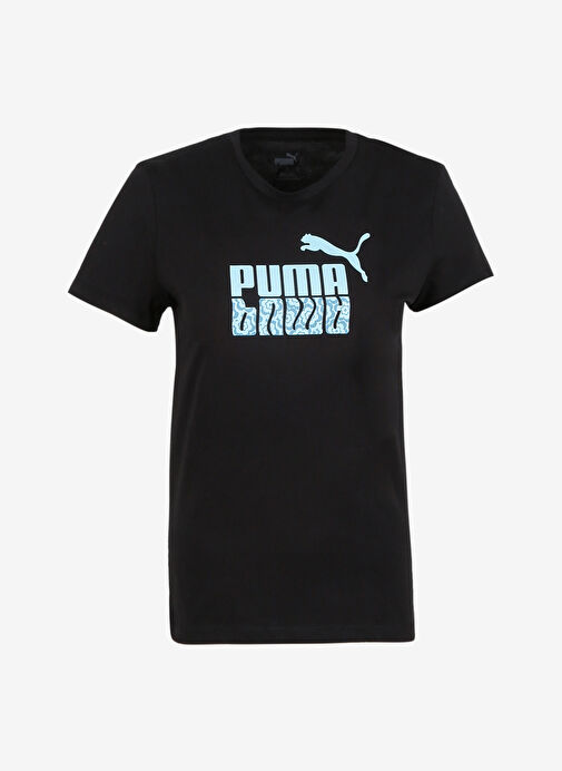 Puma Siyah Kadın Yuvarlak Yaka T-Shirt 68021202 Women s TEE