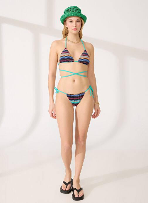 People By Fabrika Çok Renkli Kadın Bikini Takım 212-1019