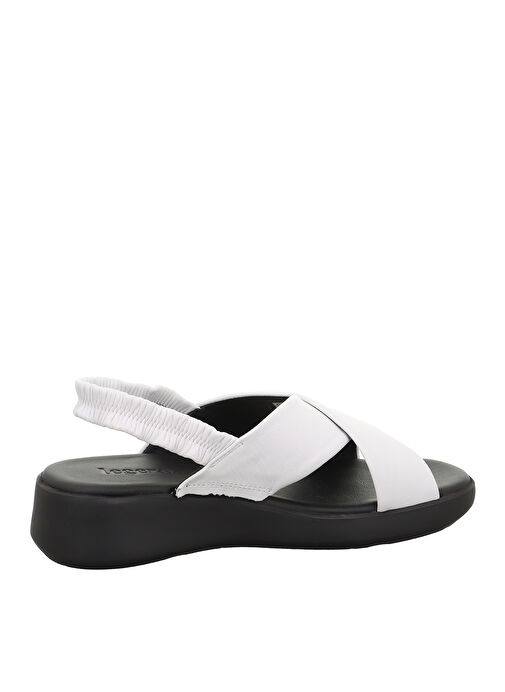 Legero Beyaz Kadın Süet Sandalet 2-000261 - Görsel 4