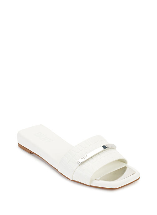 Dkny Beyaz Kadın Terlik K4231949AHK - Görsel 3