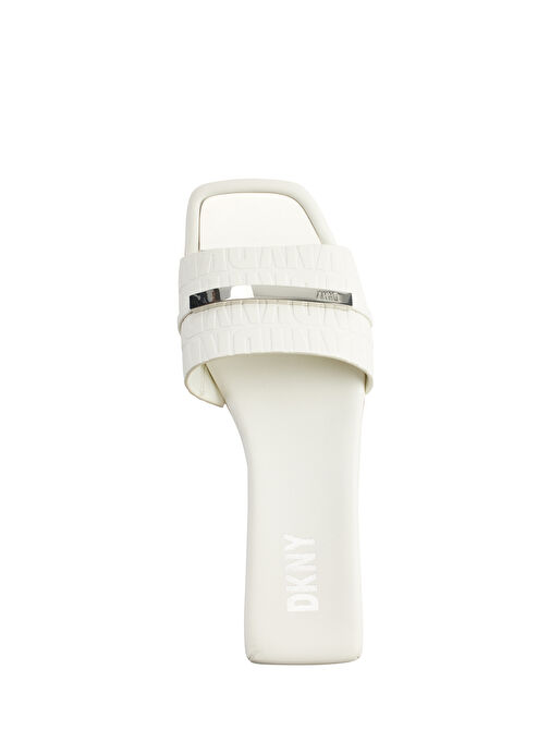 Dkny Beyaz Kadın Terlik K4231949AHK - Görsel 4
