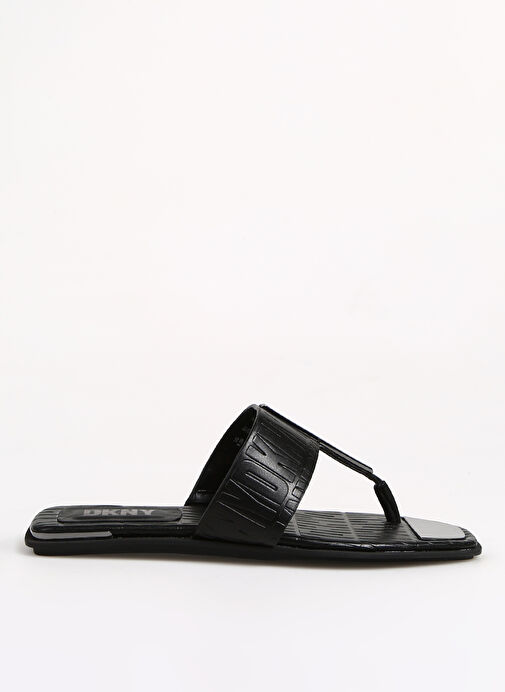 Dkny Siyah Kadın Deri Terlik K4287301BLK - Görsel 2