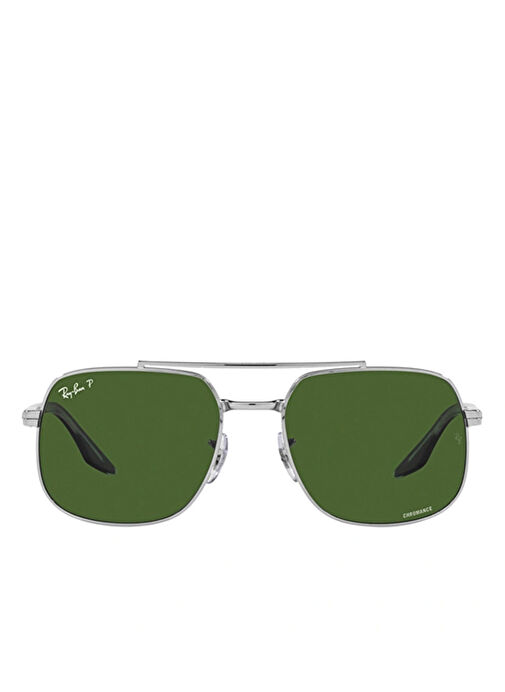 Ray-Ban RB3699 Kare Metal Polarize Unisex Güneş Gözlüğü