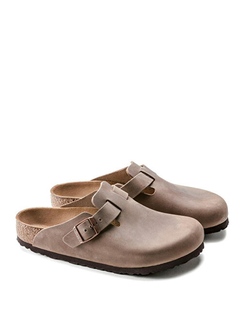 Birkenstock BOSTON LEOI Bej Erkek Terlik - Görsel 5