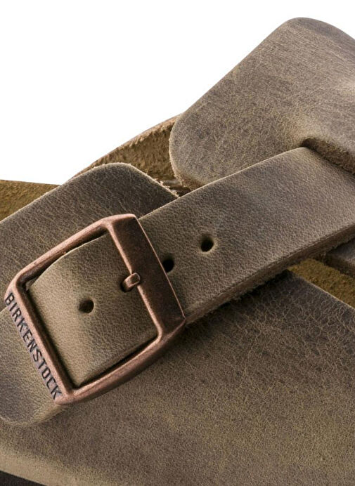 Birkenstock BOSTON LEOI Bej Erkek Terlik - Görsel 6