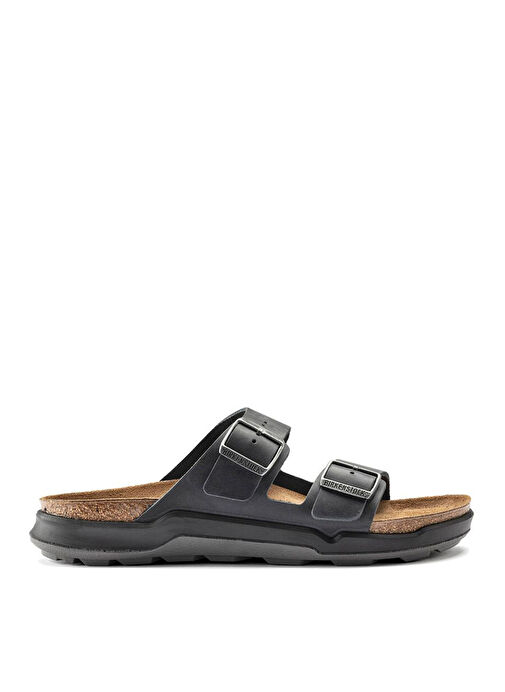 Birkenstock Siyah Erkek Deri Terlik 1018461 - Görsel 2