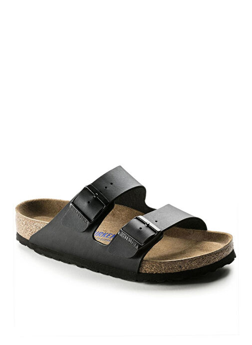 Birkenstock Siyah Erkek Deri Terlik 551253 - Görsel 2