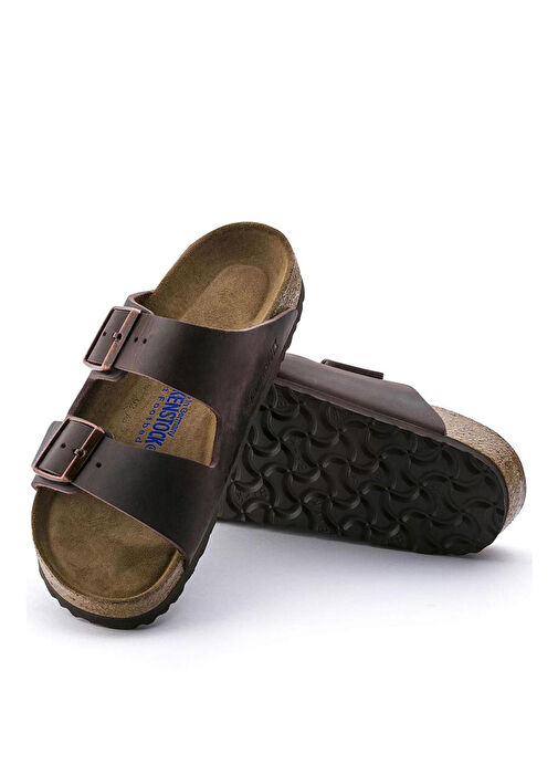 Birkenstock Kahverengi Erkek Deri Terlik 452763 - Görsel 3