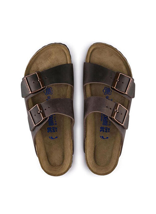 Birkenstock Kahverengi Erkek Deri Terlik 452763 - Görsel 4