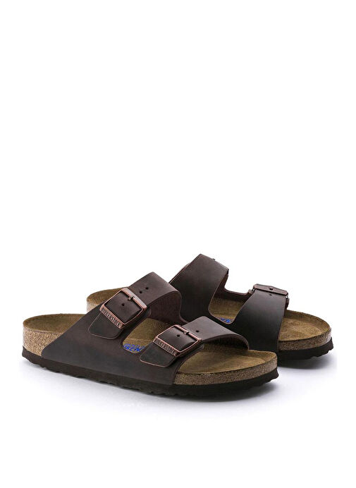 Birkenstock Kahverengi Erkek Deri Terlik 452763 - Görsel 5