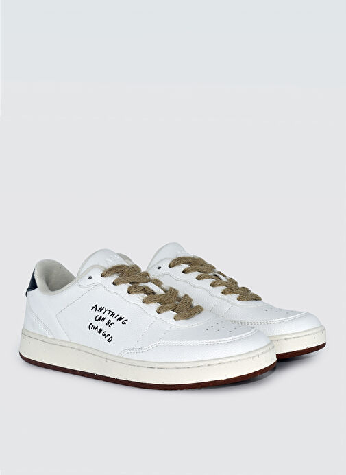 Acbc Beyaz Kadın Sneaker SHACBEVE283 - Görsel 3