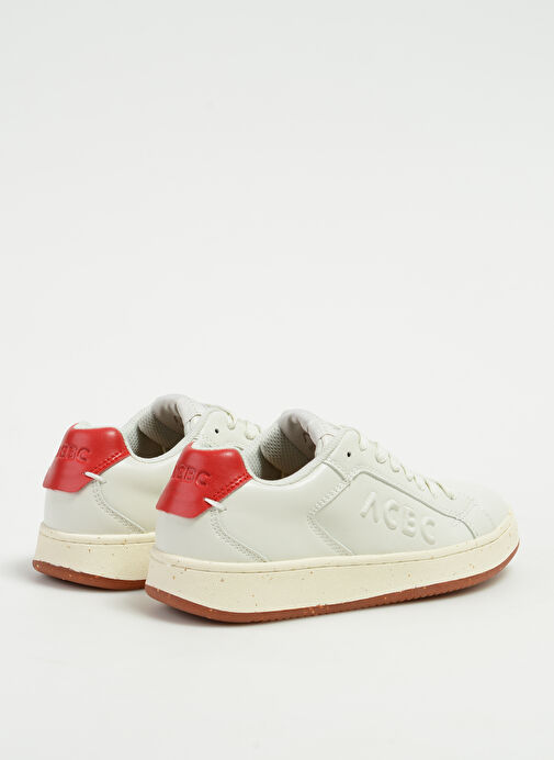 Acbc Beyaz-Kırmızı Kadın Sneaker SHACBTL225 - Görsel 4