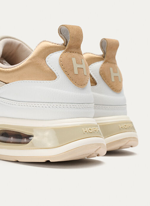 Hoff Beyaz-Altın Kadın deri Sneaker 12306001230 - Görsel 7