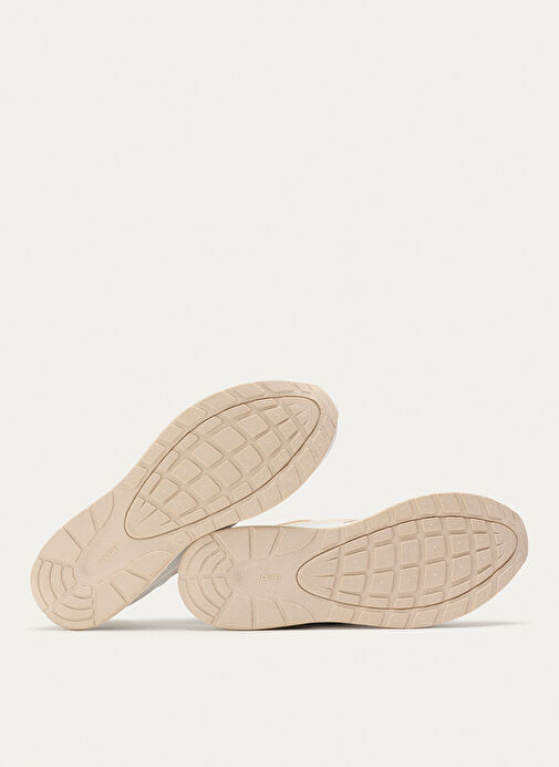 Hoff Beyaz-Altın Kadın deri Sneaker 12306001230 - Görsel 8