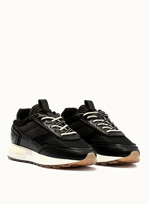 Hoff Siyah-Beyaz Kadın deri Sneaker 221070081 - Görsel 3