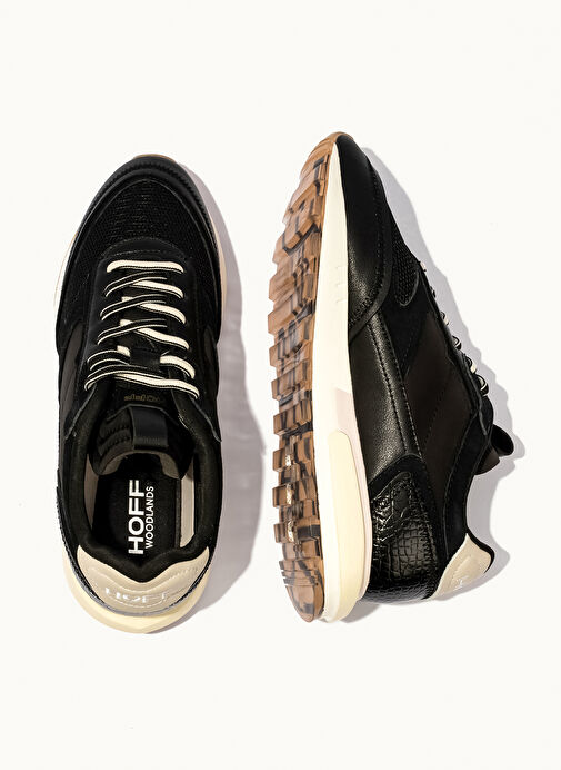 Hoff Siyah-Beyaz Kadın deri Sneaker 221070081 - Görsel 6