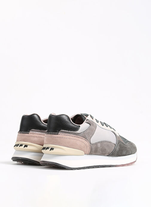 Hoff Gri-Pembe Kadın deri Sneaker 22202007260 - Görsel 4