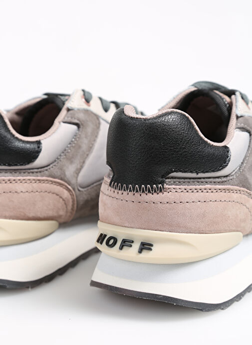Hoff Gri-Pembe Kadın deri Sneaker 22202007260 - Görsel 6