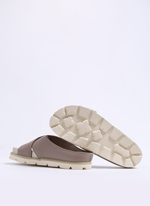 Manijero Vizon Kadın Deri Terlik MADİSON - Görsel 5