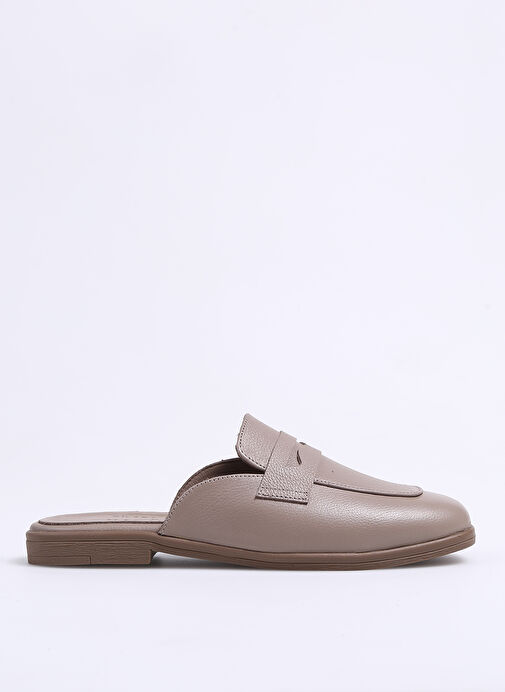 Manijero Vizon Kadın Deri Terlik ALBA - Görsel 2