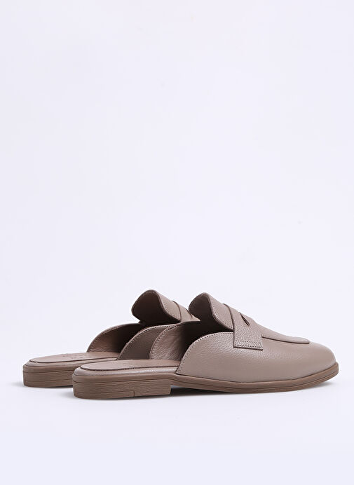 Manijero Vizon Kadın Deri Terlik ALBA - Görsel 4