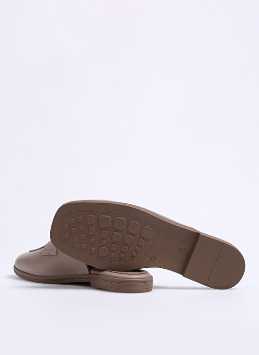 Manijero Vizon Kadın Deri Terlik ALBA - Görsel 5