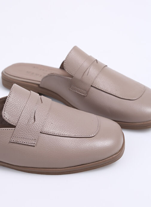 Manijero Vizon Kadın Deri Terlik ALBA - Görsel 6