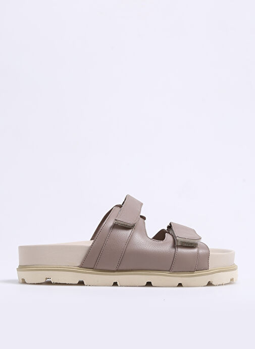 Manijero Vizon Kadın Deri Terlik ISABELLA - Görsel 2