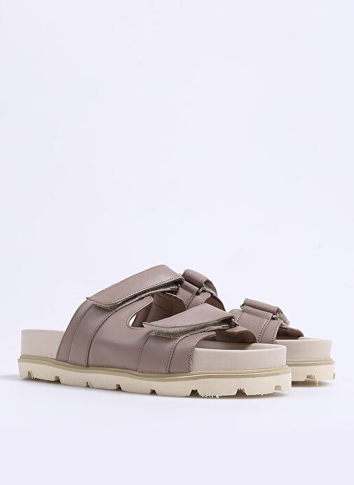 Manijero Vizon Kadın Deri Terlik ISABELLA - Görsel 3