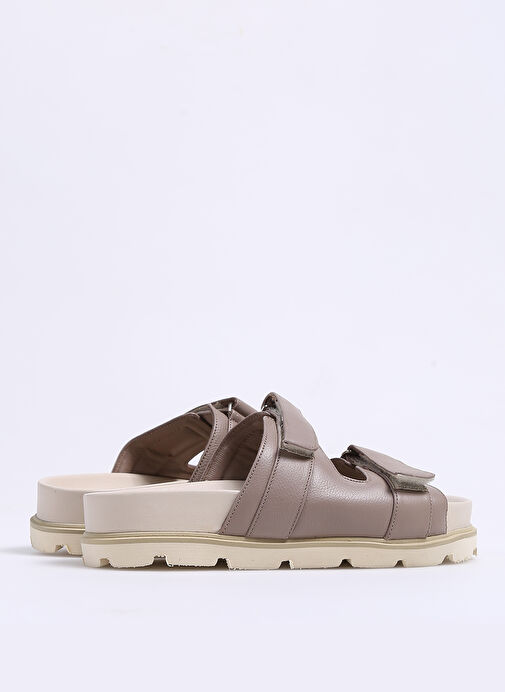 Manijero Vizon Kadın Deri Terlik ISABELLA - Görsel 4