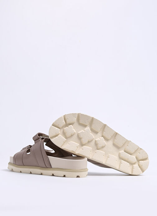 Manijero Vizon Kadın Deri Terlik ISABELLA - Görsel 5