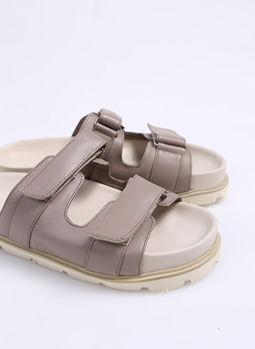 Manijero Vizon Kadın Deri Terlik ISABELLA - Görsel 6