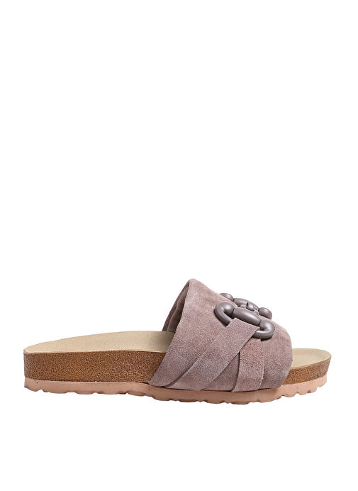 Manijero Vizon Kadın Süet Terlik VALERİA - Görsel 2