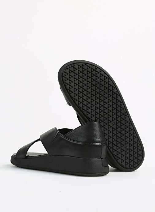 Greyder Siyah Kadın Deri Sandalet 3Y2FS32270 - Görsel 5