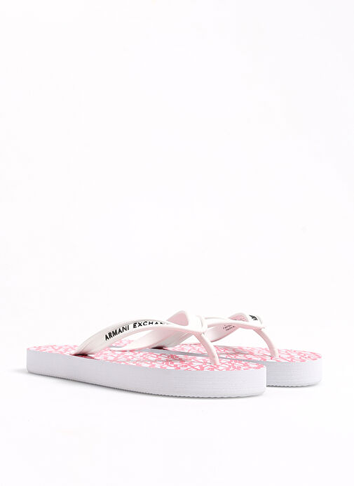 Armani Exchange Beyaz-Pembe Kadın Sandalet XDQ010XV700S606 - Görsel 3