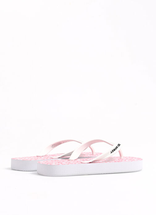 Armani Exchange Beyaz-Pembe Kadın Sandalet XDQ010XV700S606 - Görsel 4