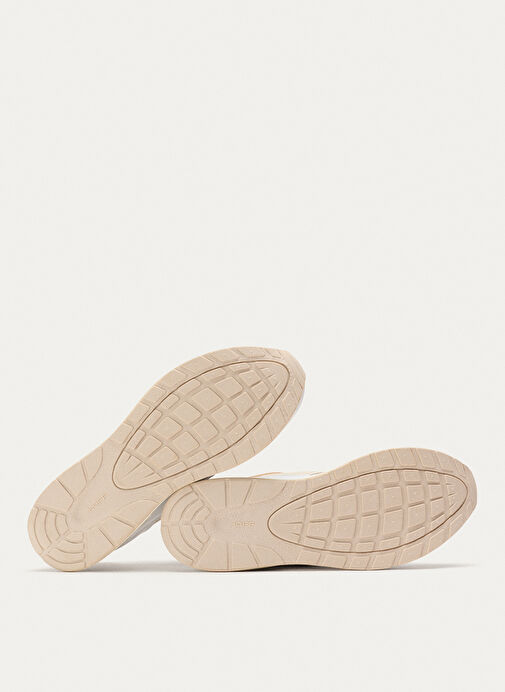 Hoff Beyaz-Altın Kadın deri Sneaker 12306006100 - Görsel 6