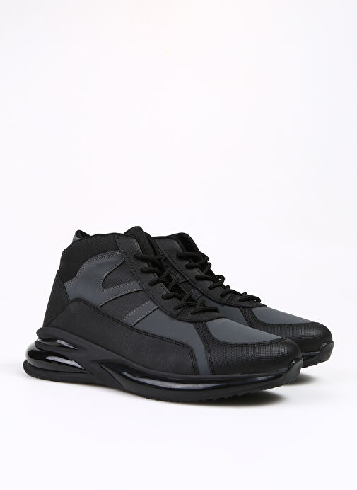 F By Fabrika Siyah-Gri Erkek Sneaker DYLENA - Görsel 3