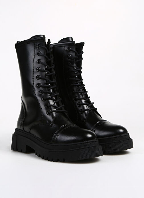 F By Fabrika Siyah Kadın Bot MINDUAS - Görsel 3