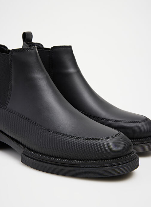 F By Fabrika Siyah Erkek Bot GUDAITIS - Görsel 5