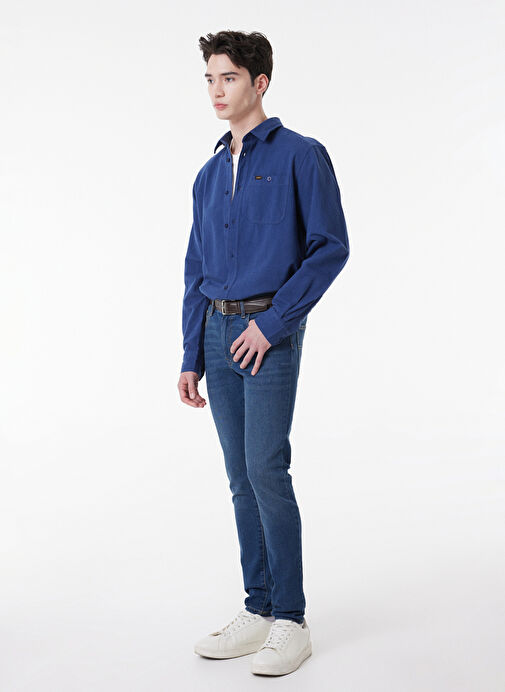 Riders By Lee Memphis Skinny Fit Dar Kesim Mavi Esnek Jean Kot Pantolon