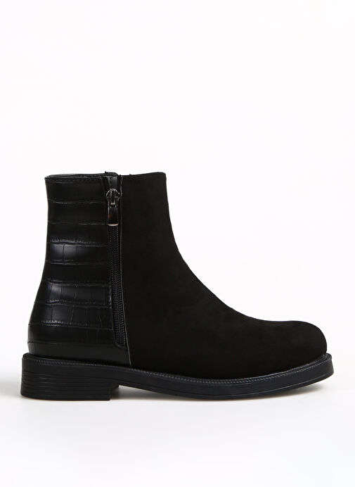 F By Fabrika Siyah Kadın Bot MELIOREN - Görsel 2