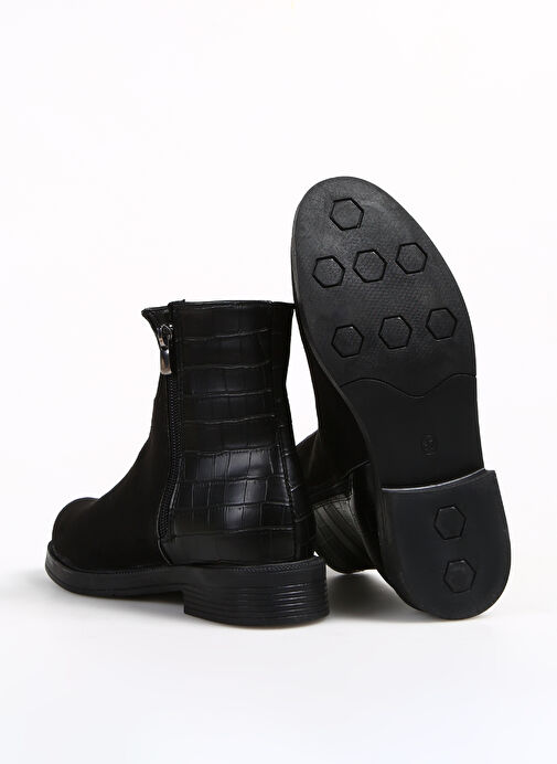 F By Fabrika Siyah Kadın Bot MELIOREN - Görsel 5