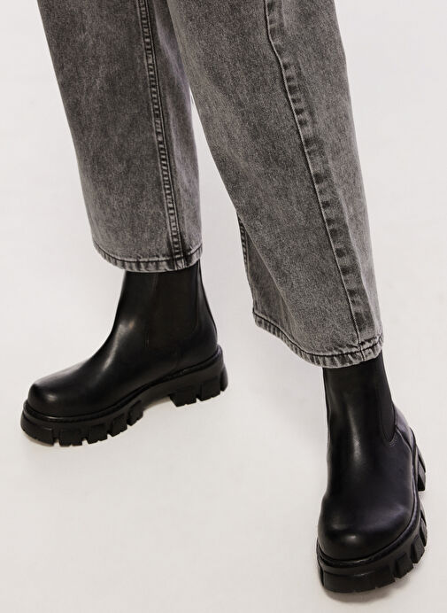 F By Fabrika Siyah Kadın Bot ENRICKO - Görsel 2