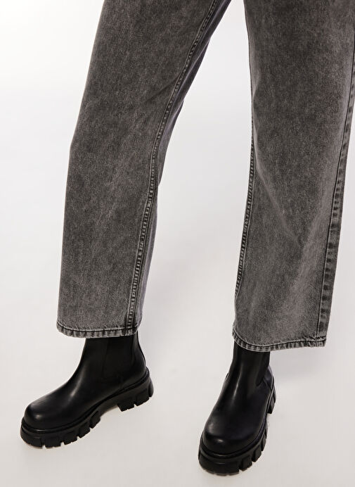 F By Fabrika Siyah Kadın Bot ENRICKO - Görsel 4