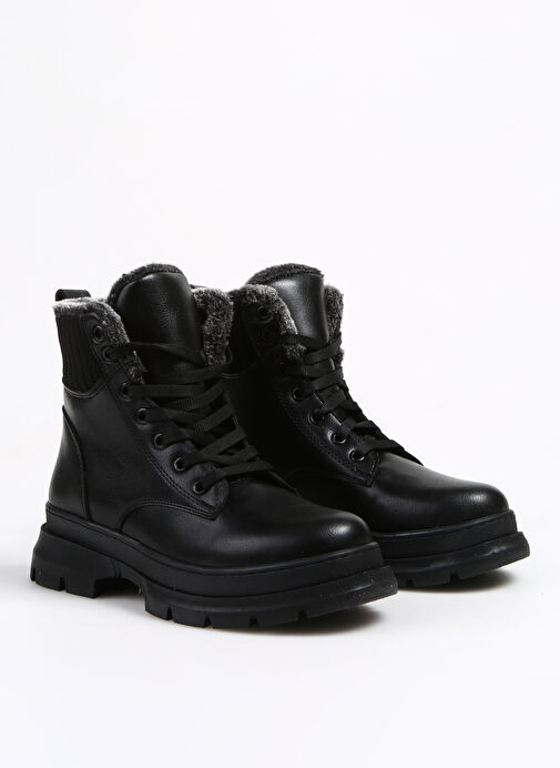 F By Fabrika Siyah Kadın Bot CINORAS - Görsel 3