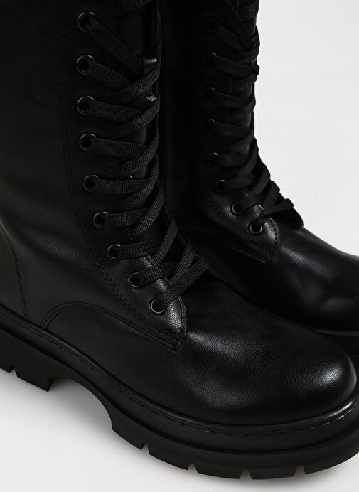 F By Fabrika Siyah Kadın Çizme NESTAR - Görsel 6